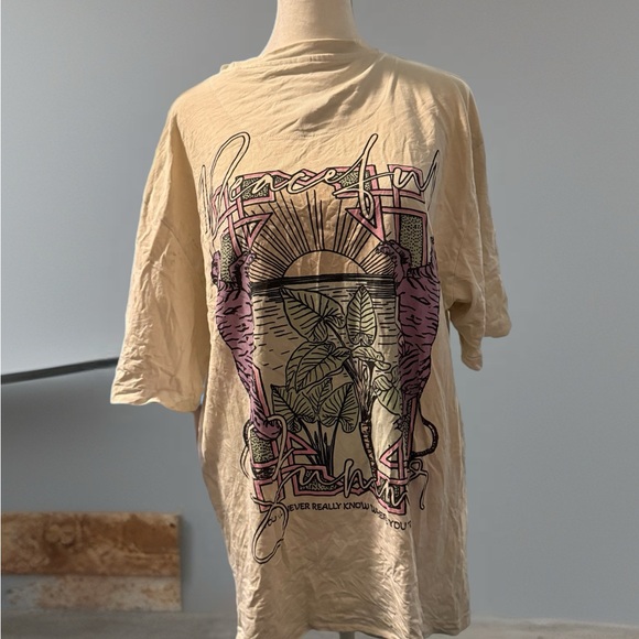 Cactus Man Cream T-Shirt - Picture 1 of 6